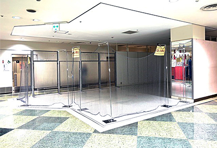 出店期間前後の工事期間なし! イメージ