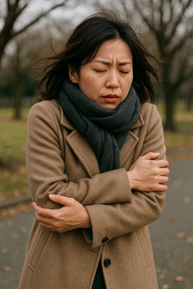 なんだか喉がカラカラする…」それ、寒さと血行の影響かもしれません